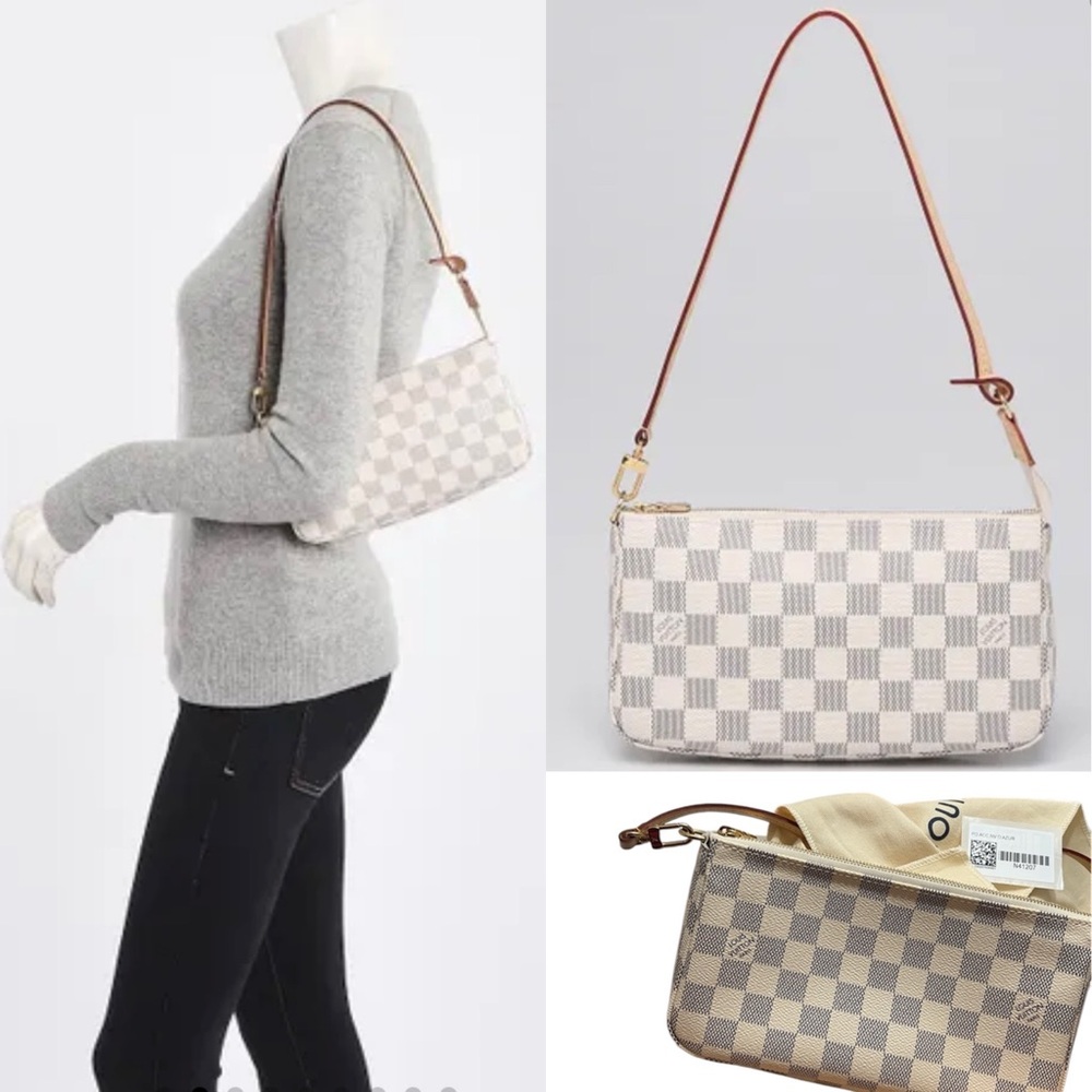 ✨ Louis Vuitton Damier Azur Pochette Accessoires